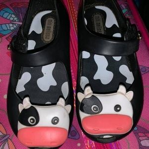 Mini Melissa Cows Size 8 Toddler